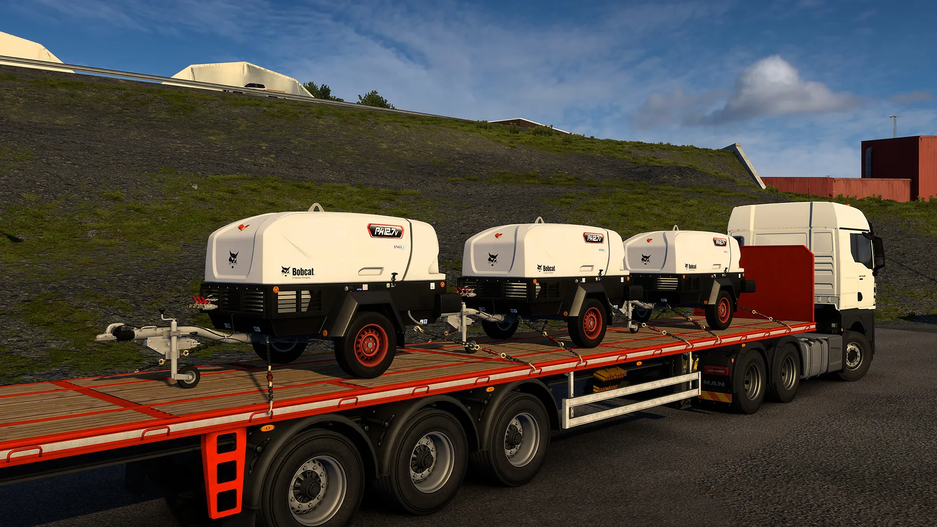 American Truck Simulator - Bobcat Cargo Pack gameplay