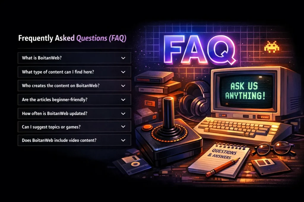 Quick answers to the most common questions about BoitanWeb.